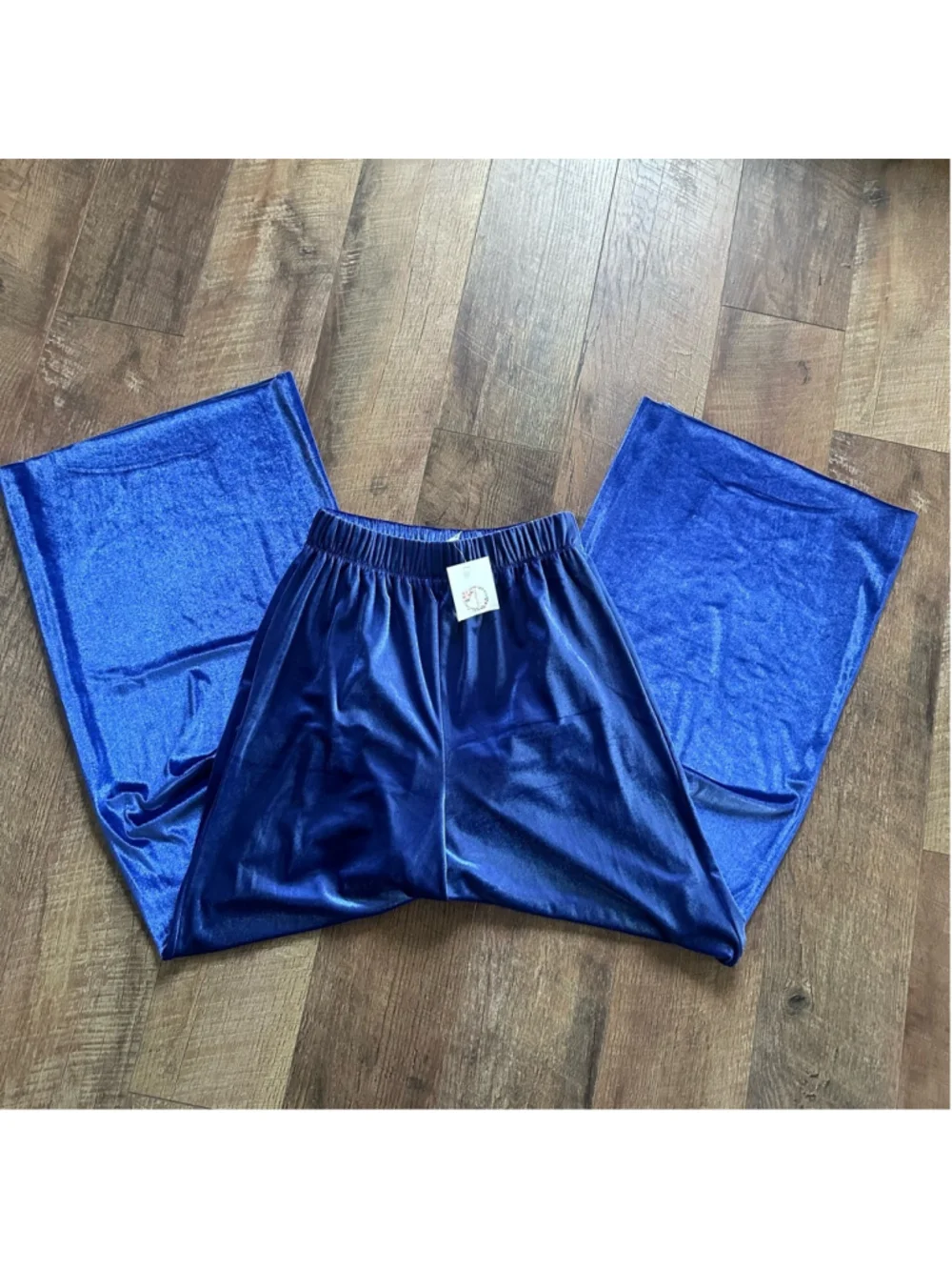 Women Zenana Pants Size S Blue Summer